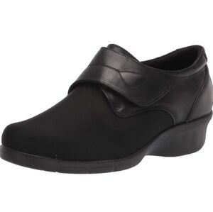 Propét Women's Wilma Hook and Loop Oxford Black Size 8 Casual Shoe Excellent